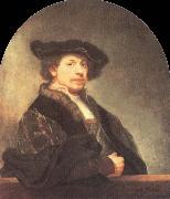REMBRANDT Harmenszoon van Rijn Self-Portrait at the Age of Thrity-Four oil painting on canvas